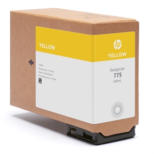 HP 775 patroon, 500 ml, Yellow